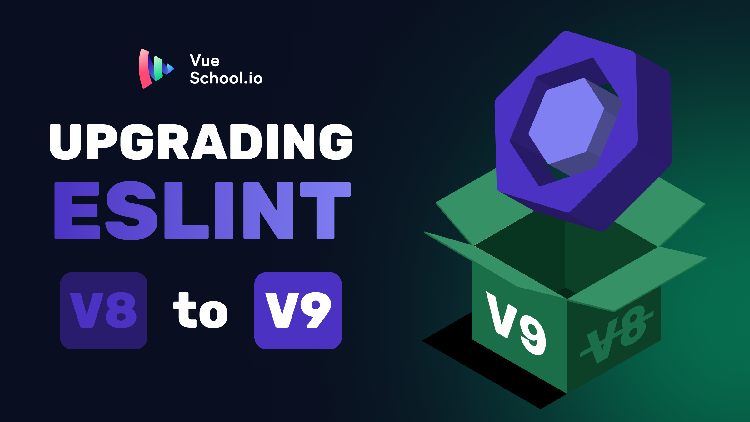 Upgrading Eslint from v8 to v9 in Vue.js