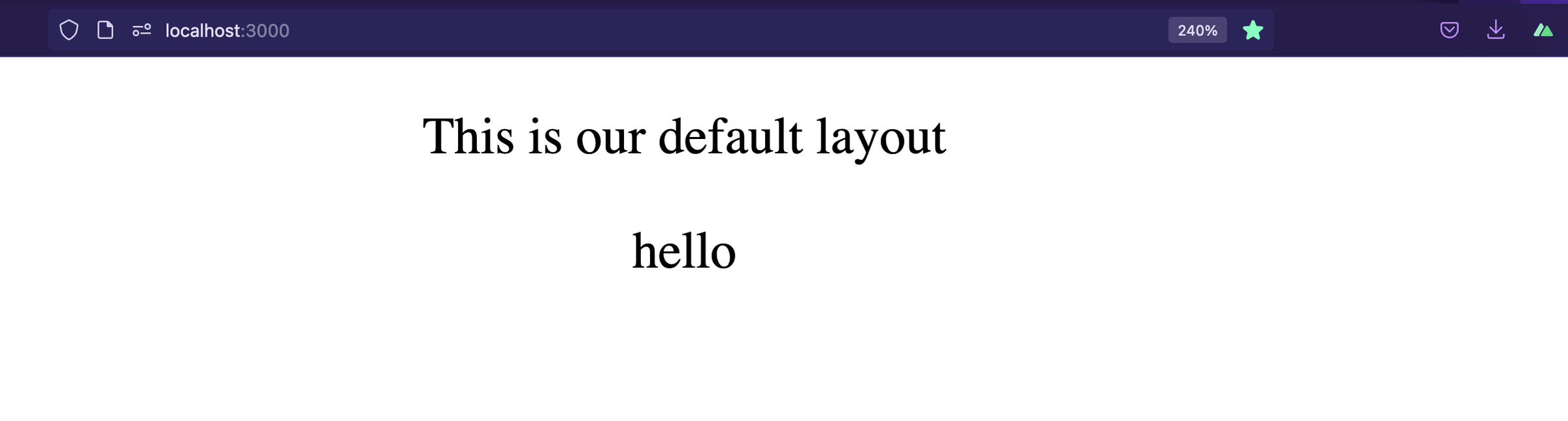 default-layout