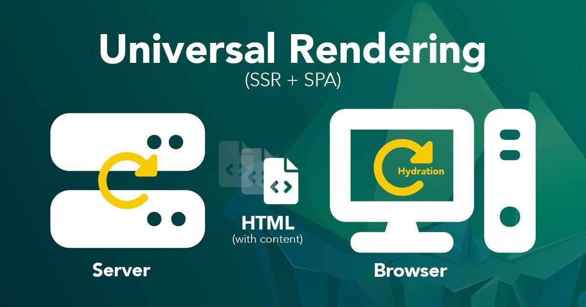 universal-rendering diagram