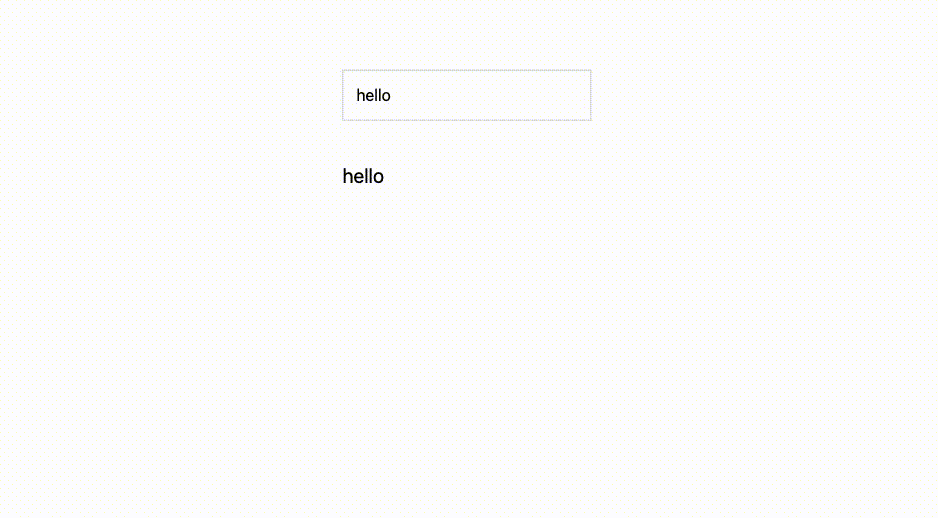 Demonstration of refDebounced functionality showing delayed updates