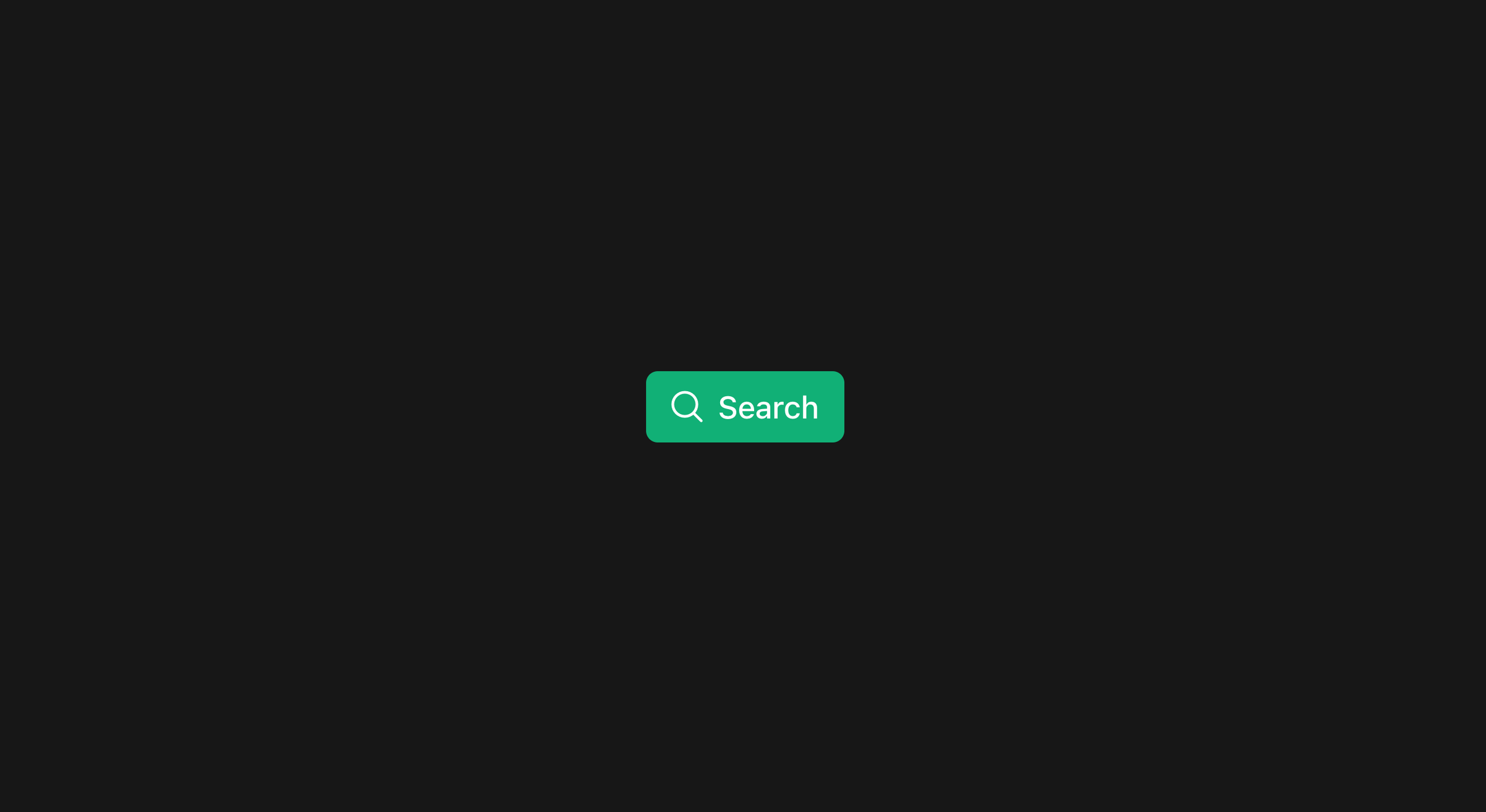 PrimeVue search button with magnifier glass icon