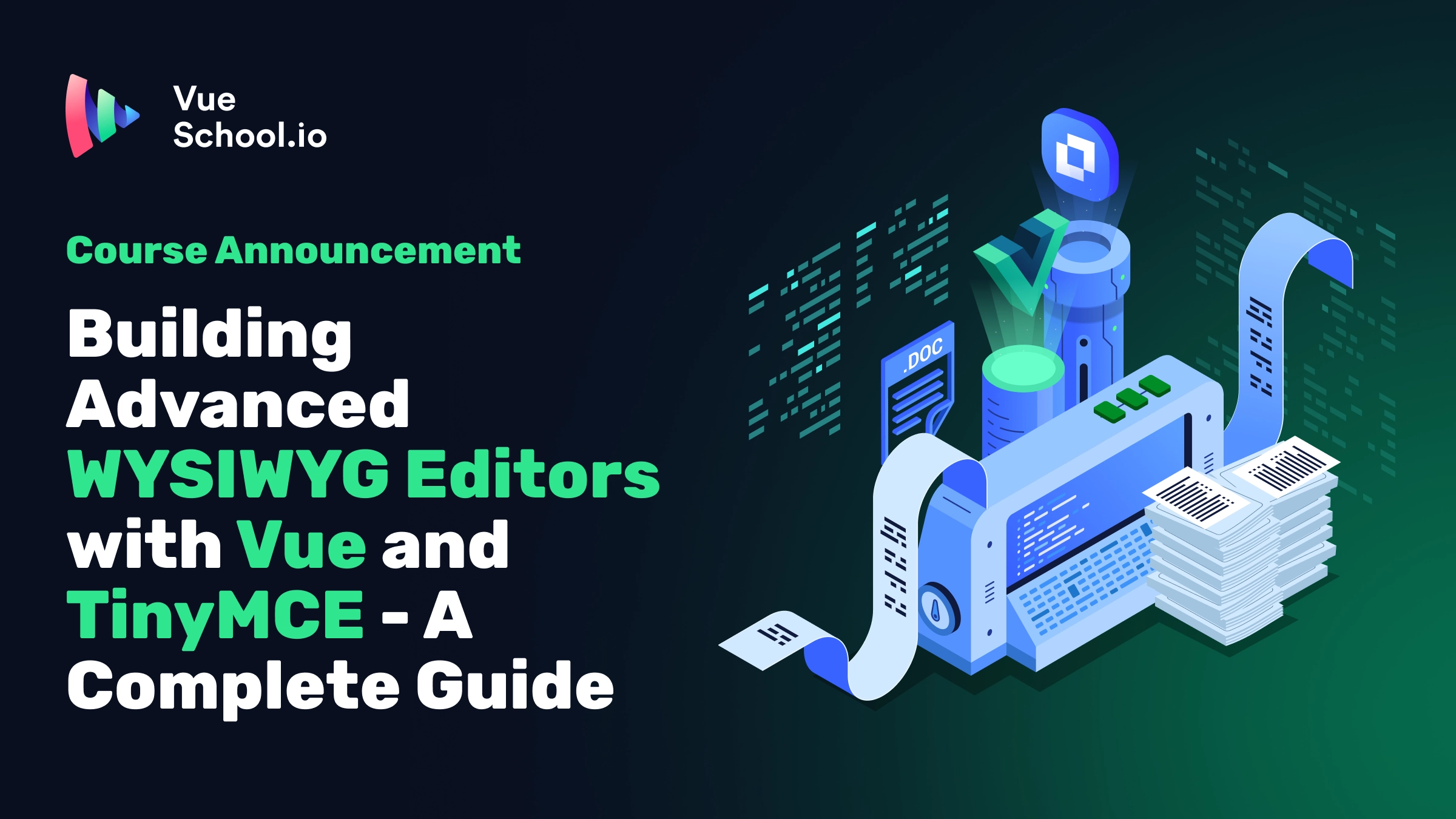 Building Advanced WYSIWYG Editors with Vue and TinyMCE &#8211; A Complete Guide