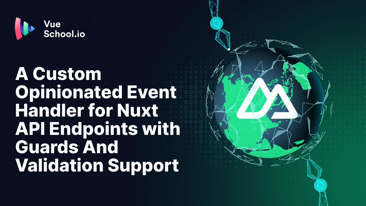 A Custom Opinionated Event Handler for Nuxt API Endpoints with Guards And Validation Support