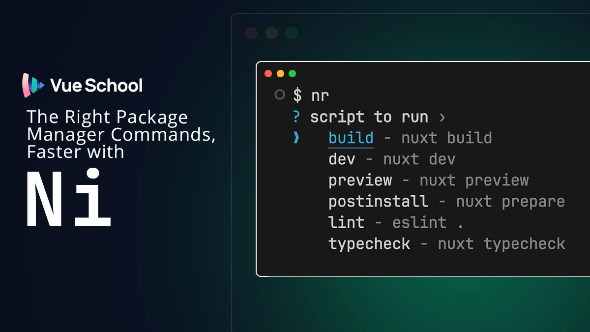 The Right Package Manager Commands, Faster with Ni