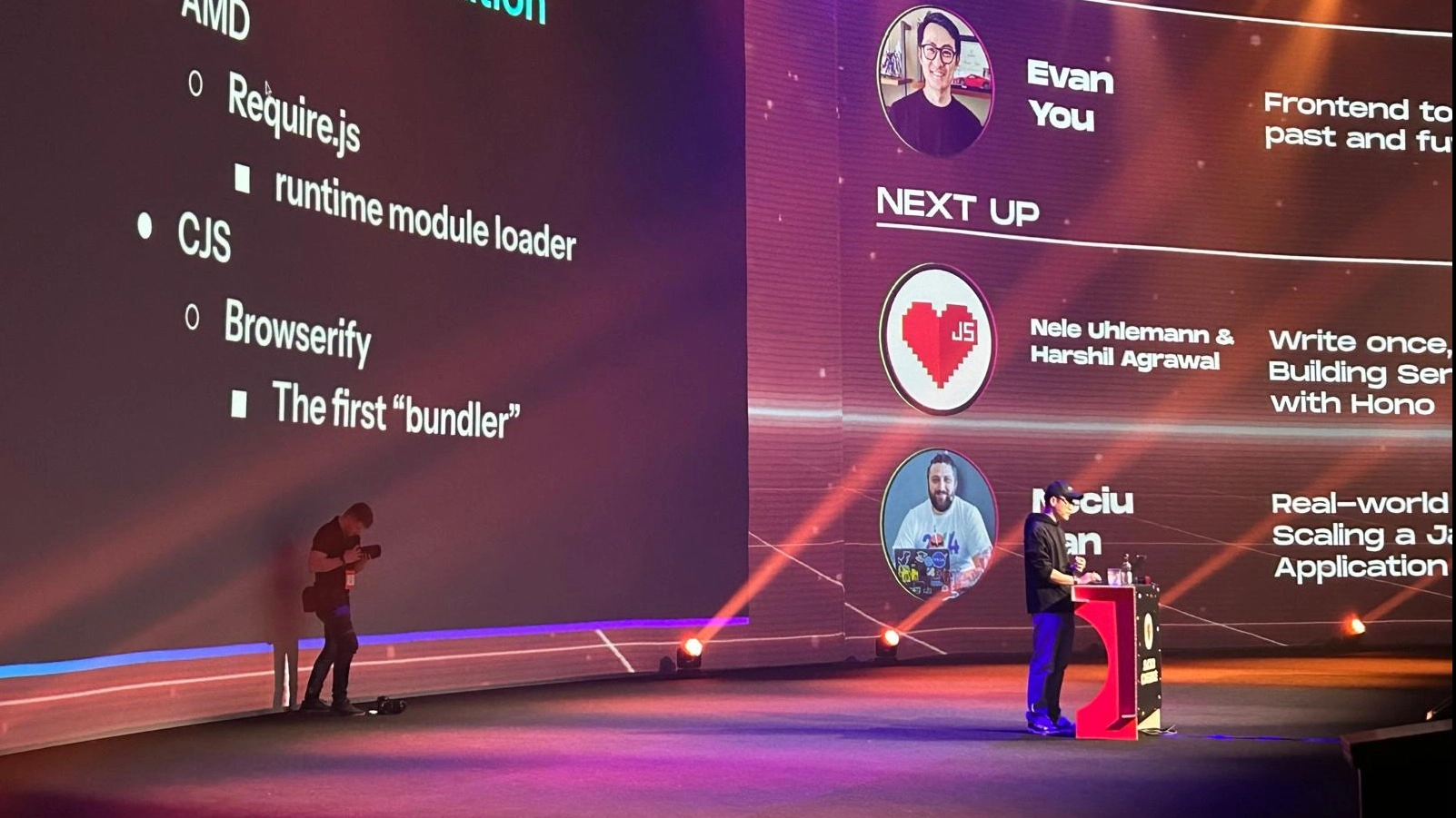 Evan You talking about the need for modularization