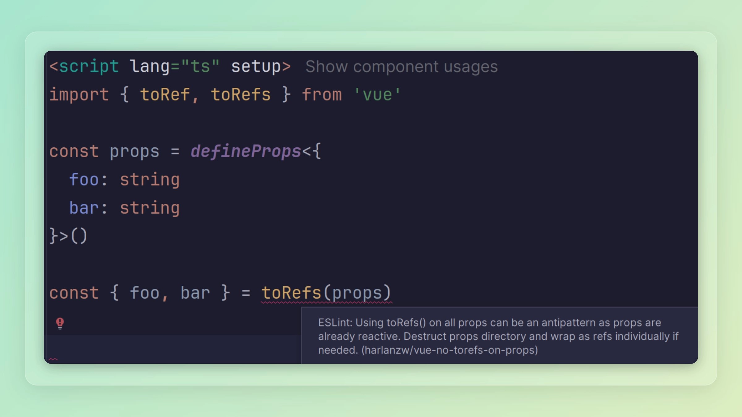vue-no-torefs-on-props