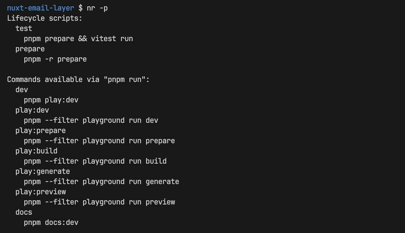 nr interactive mode for monorepos screenshot