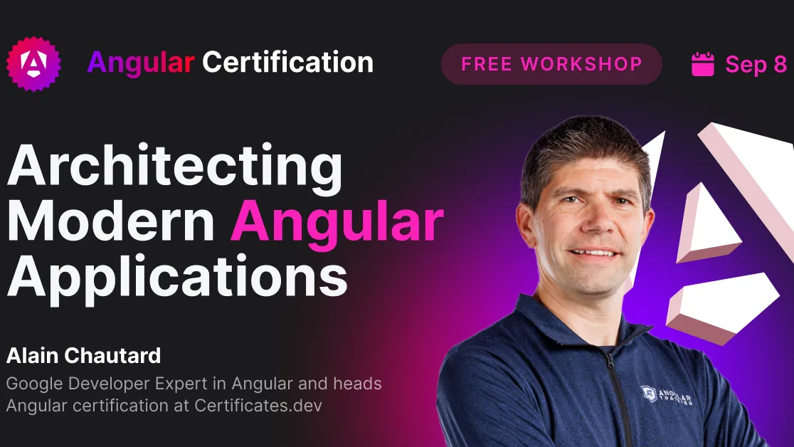 Free Workshop - Architecting Modern Angular Applications