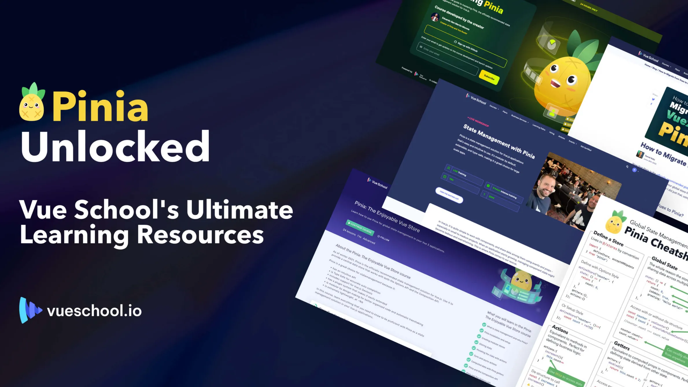 Pinia Unlocked: Vue School’s Ultimate Learning Resources