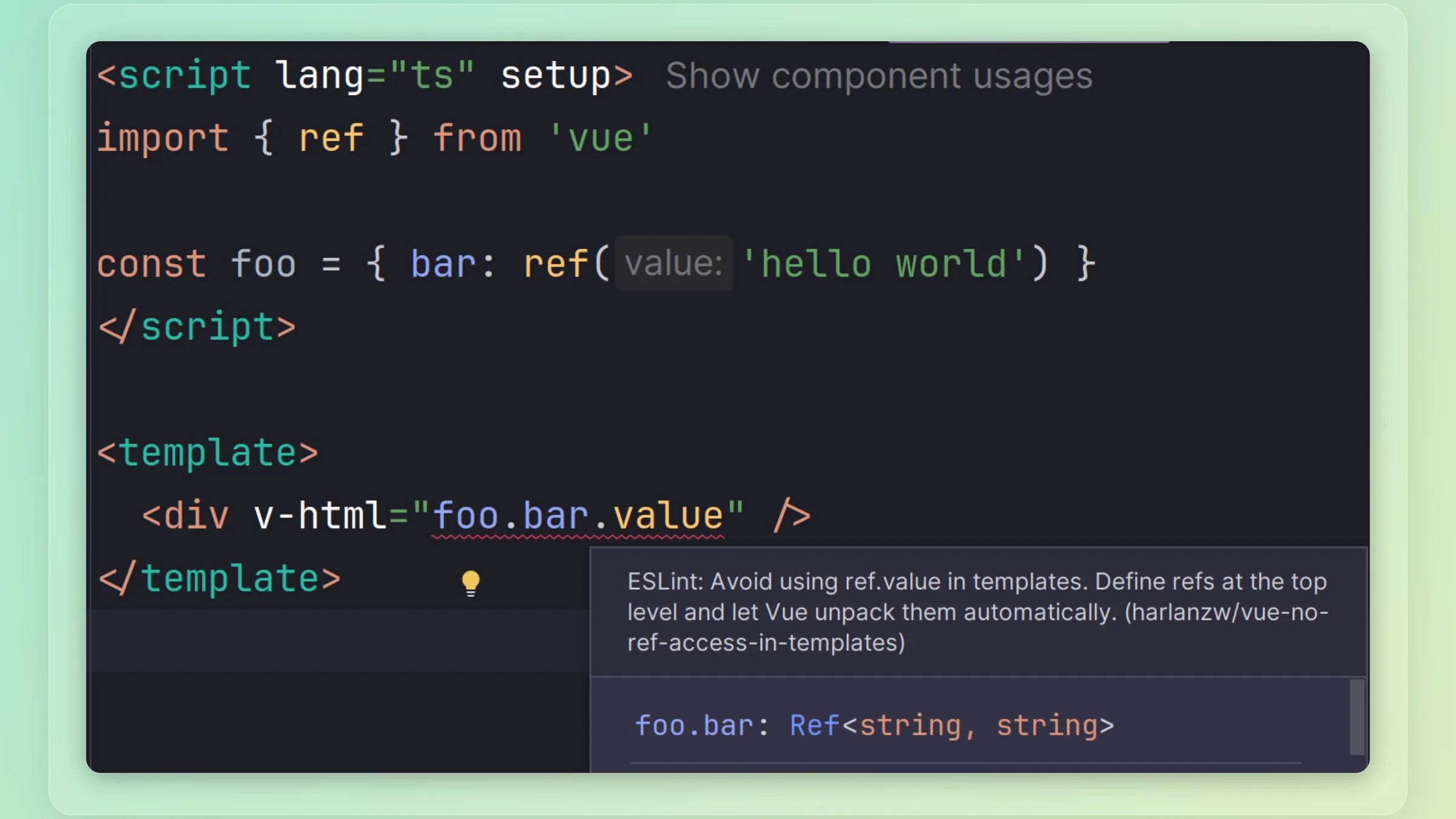 vue-no-ref-access-in-templates