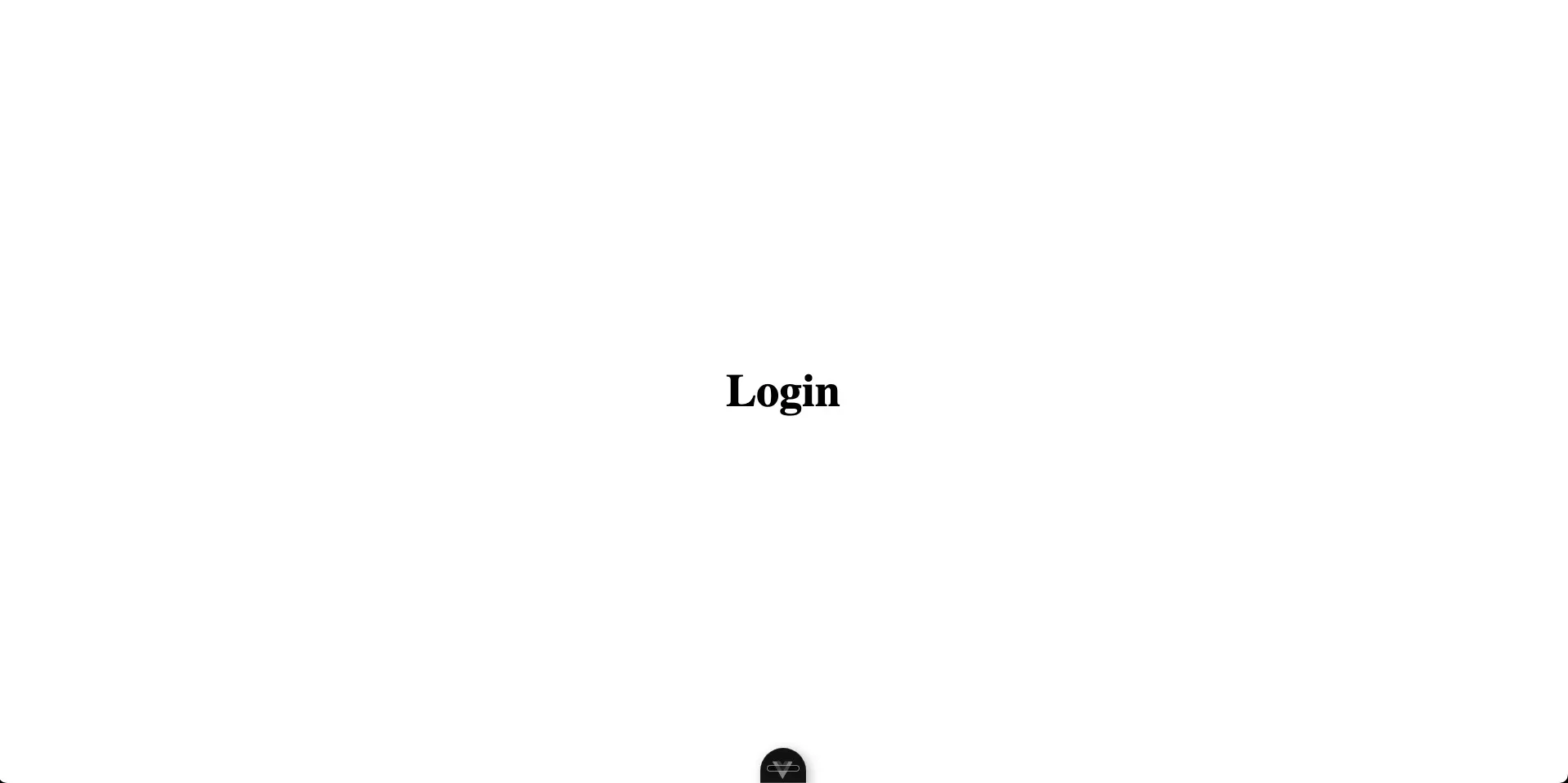 screenshot of the AuthLayout with a login page centered absolutely