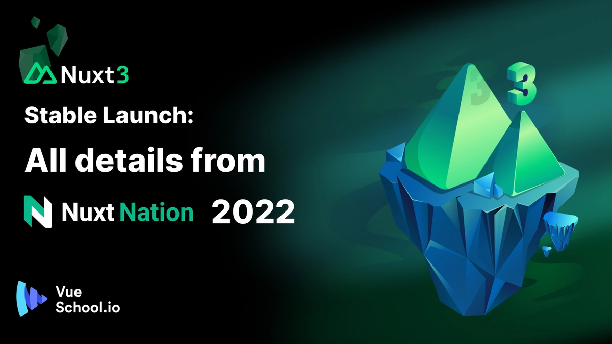 Nuxt 3 Stable Launch &#8211; All the details from Nuxt Nation 2022
