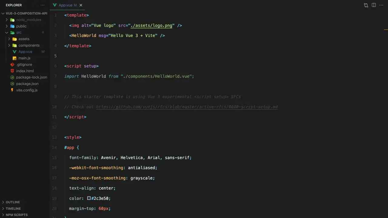 Vue Composition API Setup Method thumbnail image