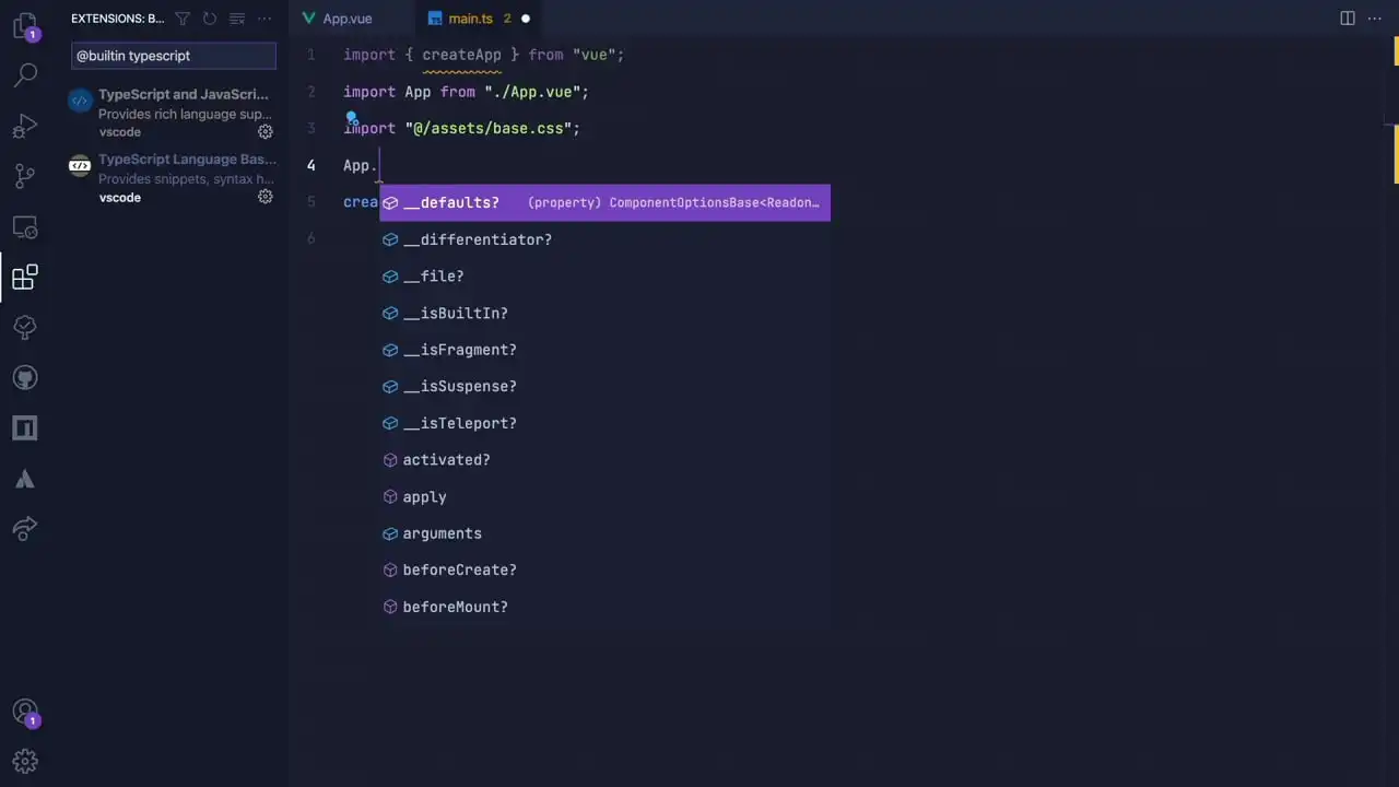 Setup VS Code for TypeScript and Vue thumbnail image