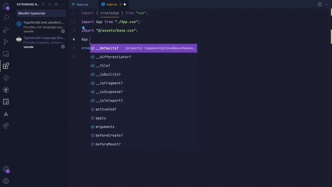 Setup VS Code for TypeScript and Vue thumbnail image