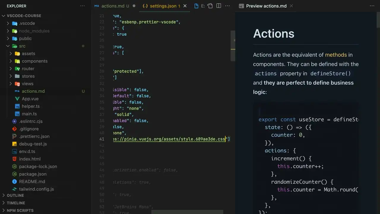 Markdown in VS Code thumbnail image