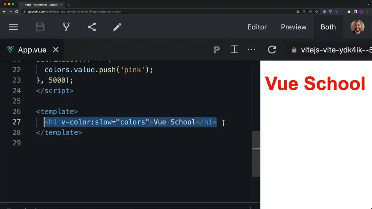 Vue.js Custom Directive Argument thumbnail image