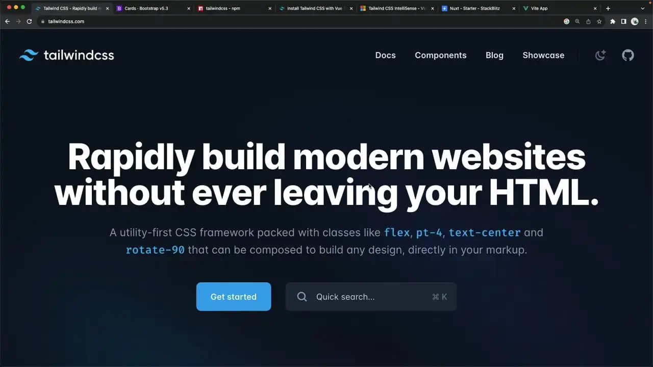 What is Tailwind and Installation with Vue and Nuxt thumbnail image