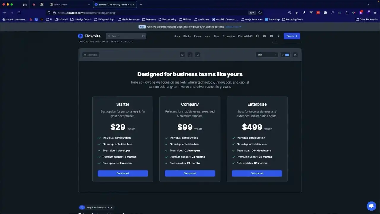 Pricing Table Challenge with Tailwind and Vue thumbnail image