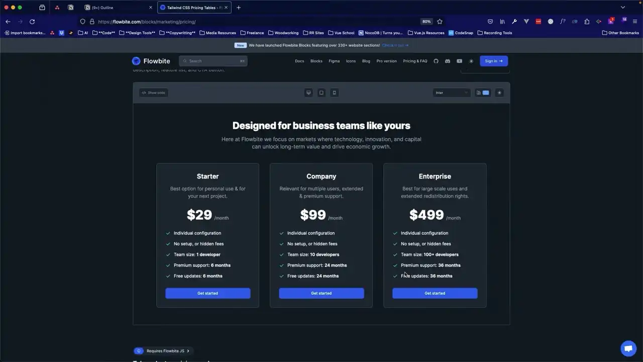 Pricing Table Challenge with Tailwind and Vue thumbnail image