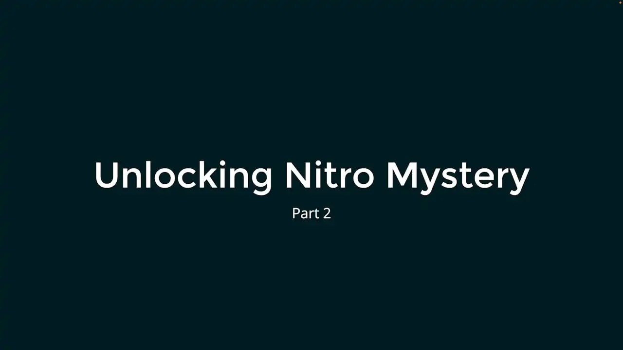 Unlocking Nitro Mystery P2: What is Nitro to Nuxt? thumbnail image