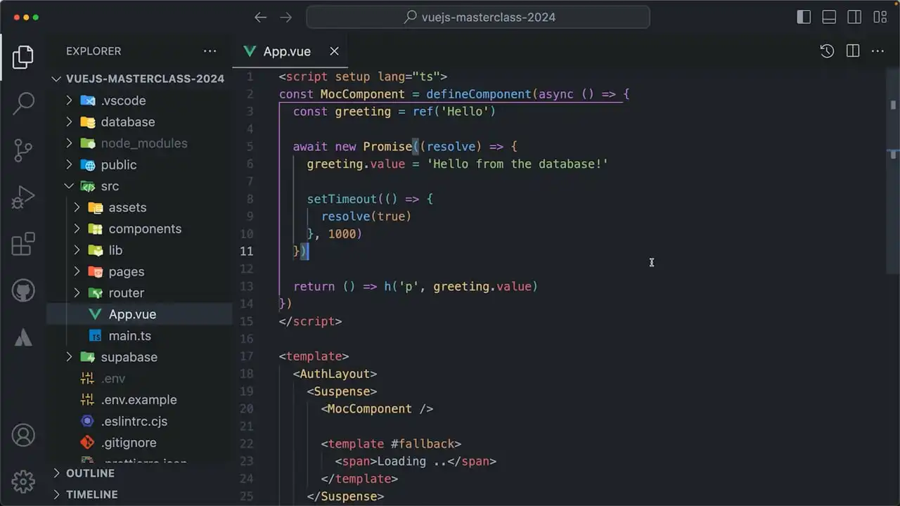 Enhance Vue Router with Suspense for Async Components thumbnail image