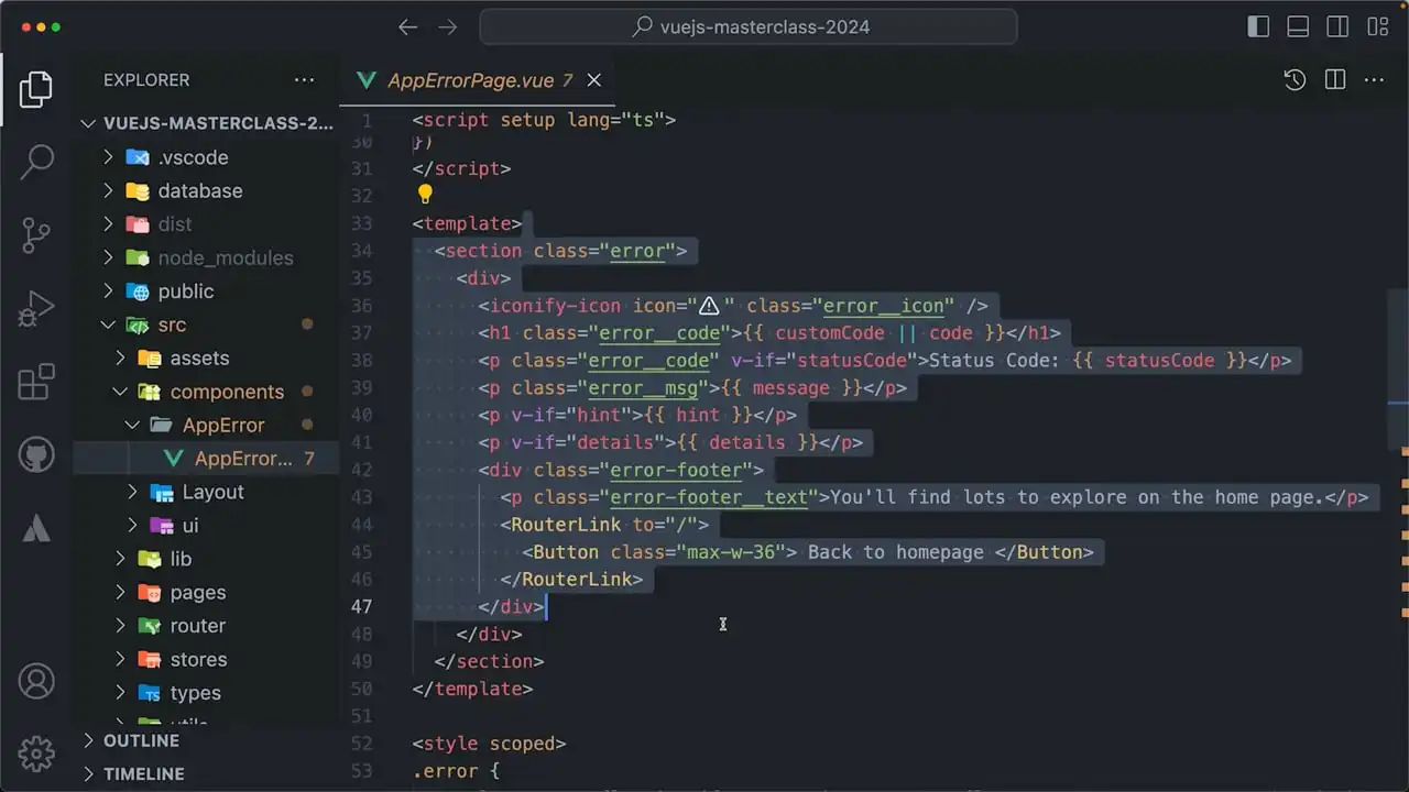 Use Props and Vue.js Deep Pseudo-class to Create a Dev Error Component thumbnail image