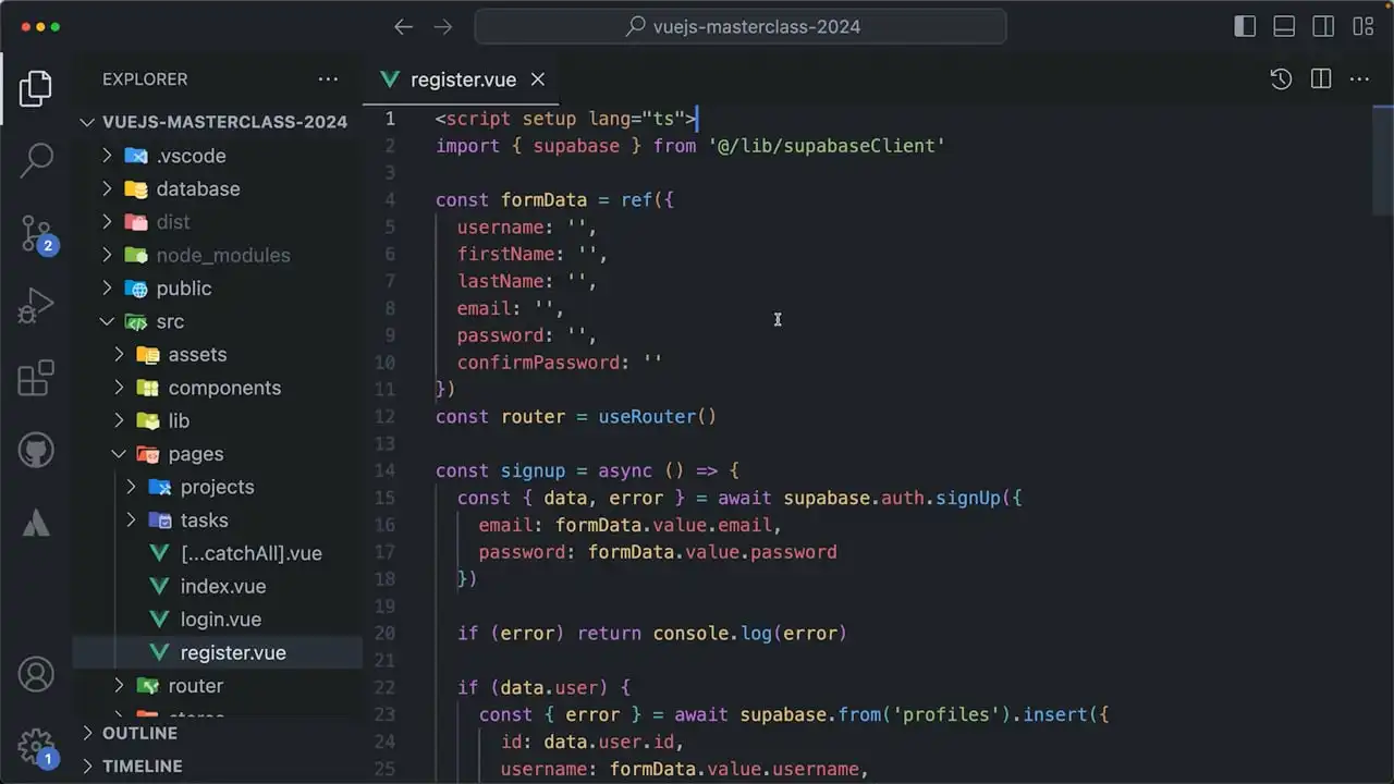 Login Users with Supabase Auth and Vue.js thumbnail image