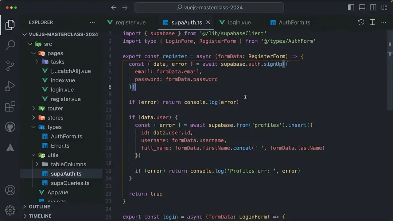 Set Up Auth Store and Integrate It with Utility Functions thumbnail image
