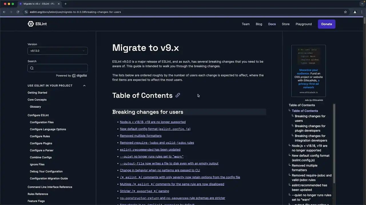 Set Up Eslint 9 with Flat Config in Vue.js thumbnail image