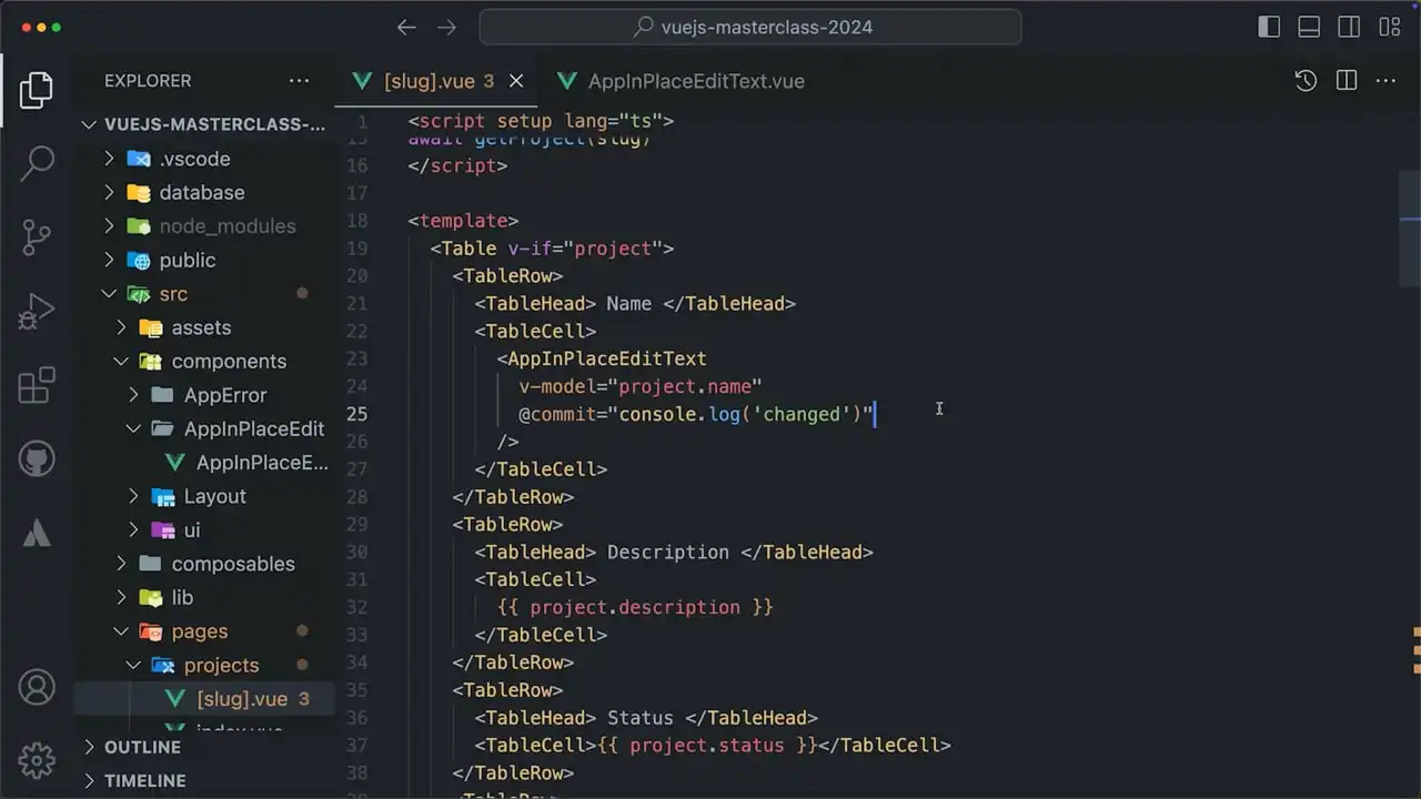 Update Project Title in the Database thumbnail image