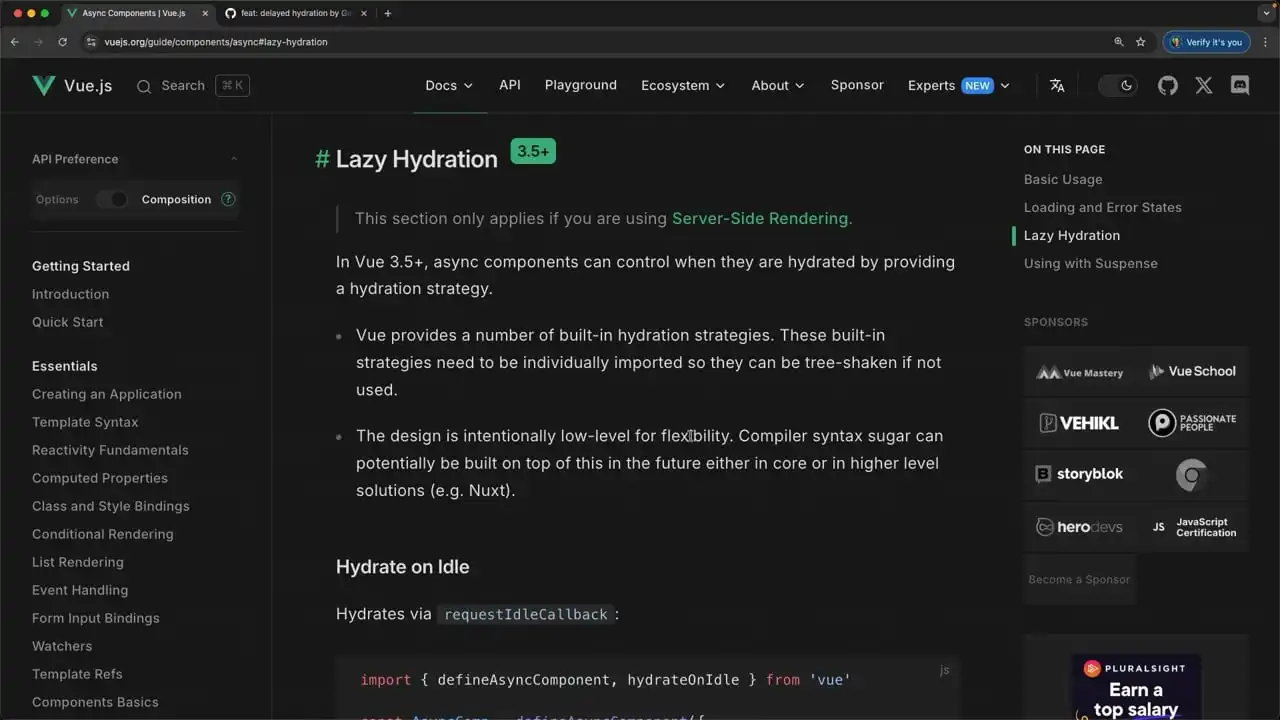 Lazy Hydration of Vue Components thumbnail image