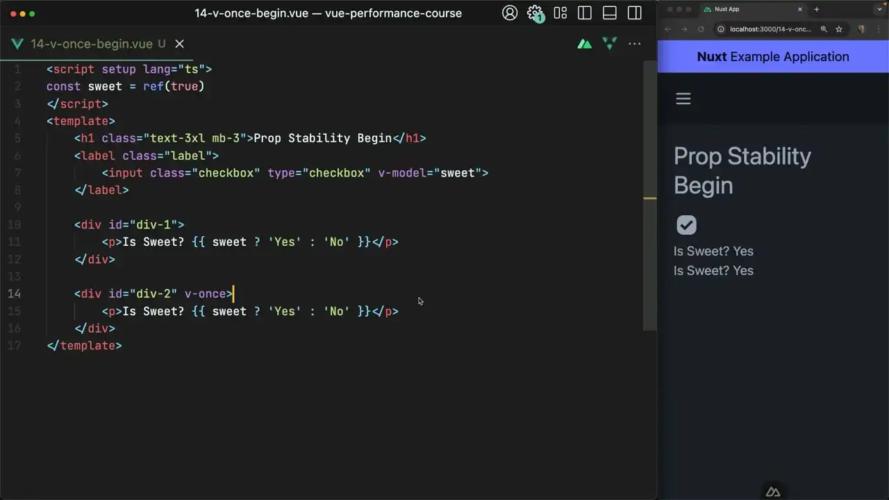 Using v-once for Static Content and Faster Apps thumbnail image