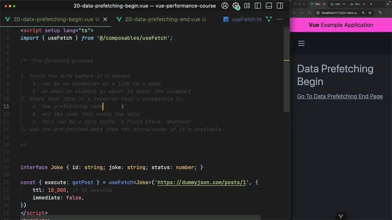 How to Prefetch Data in a Vue App thumbnail image