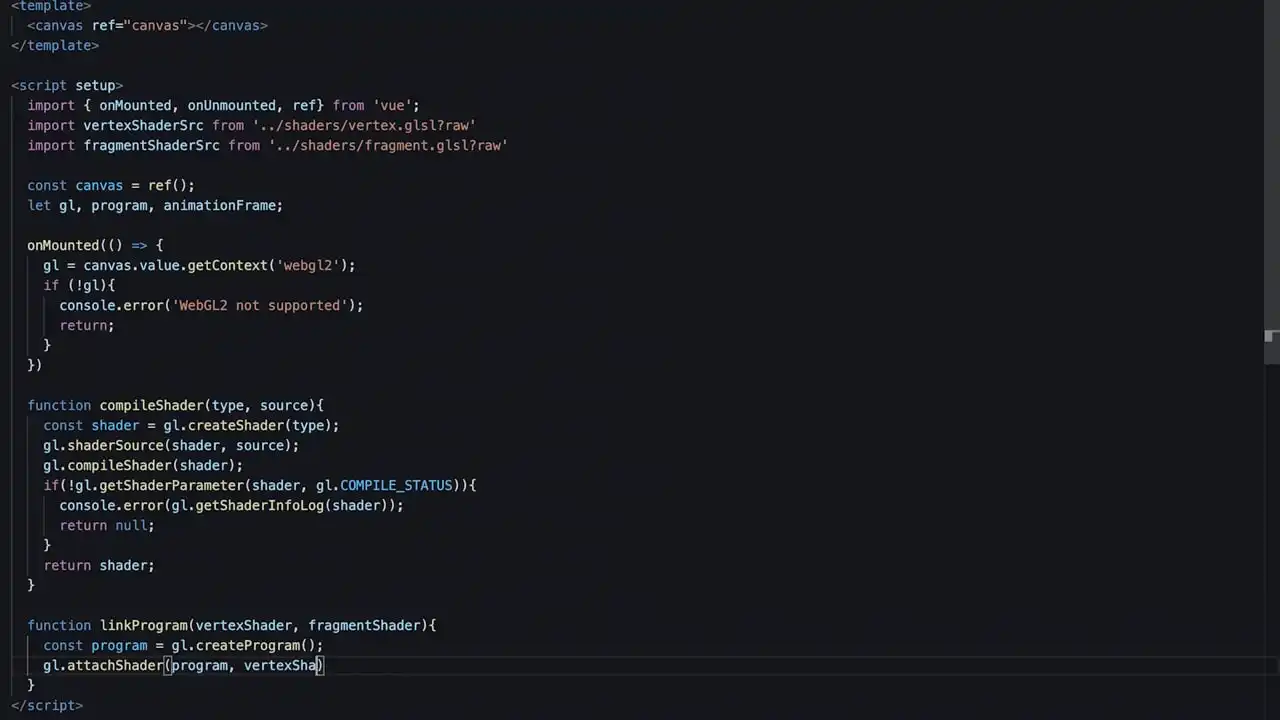 Bootstrapping a WebGL Vue component thumbnail image