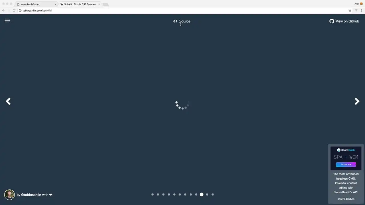 Show a Cool Loading Spinner While Components Fetch Data thumbnail image