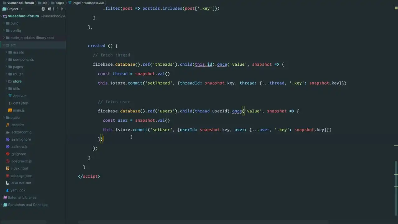 Start Migrate Vuex to use Firebase Realtime Database thumbnail image