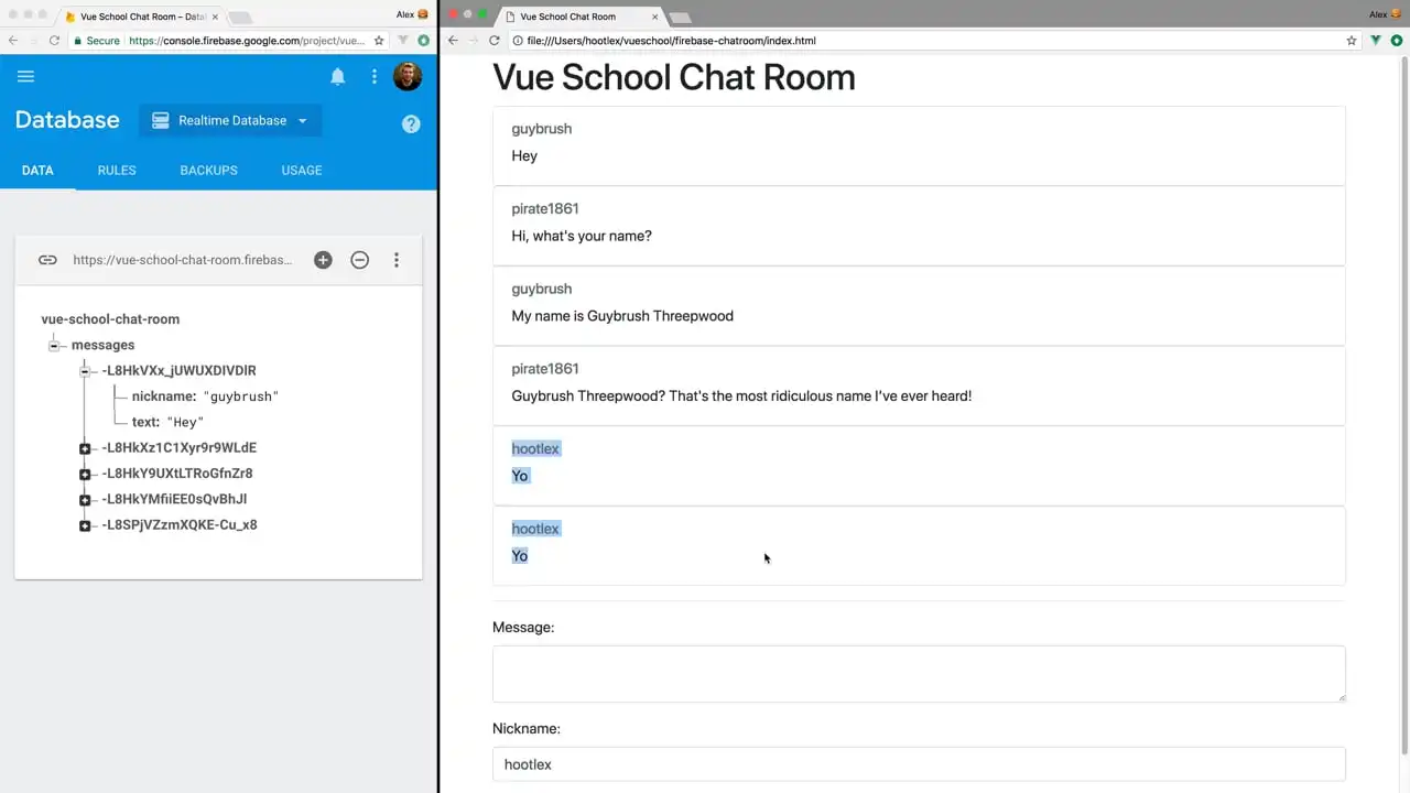 Write Data to Firebase with Vue.js thumbnail image