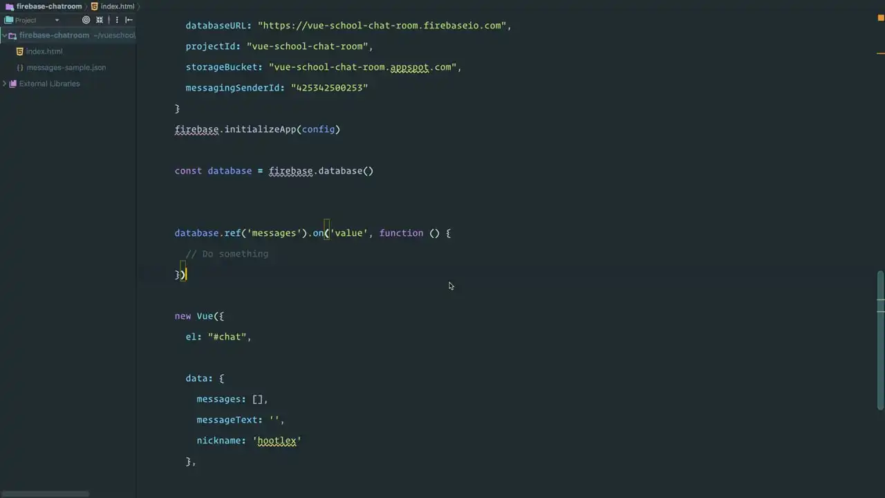 Read Data from Firebase with Vue.js thumbnail image