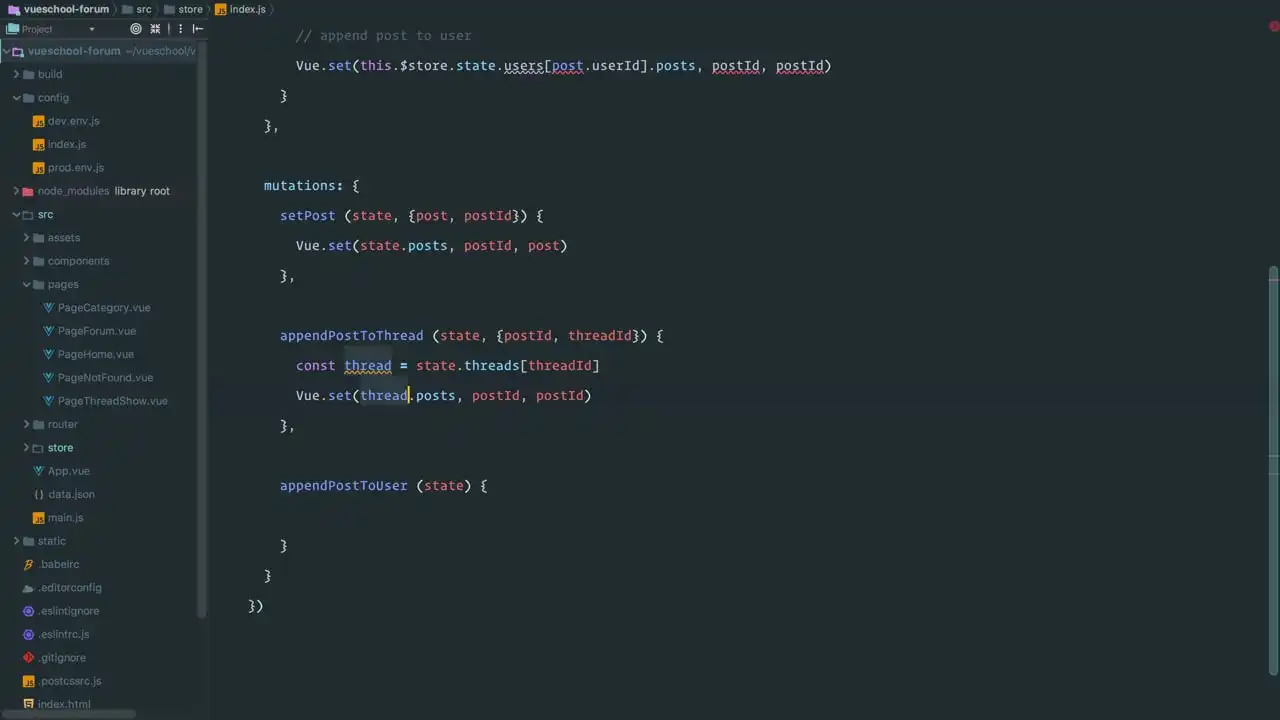 Creating Posts using Vuex thumbnail image