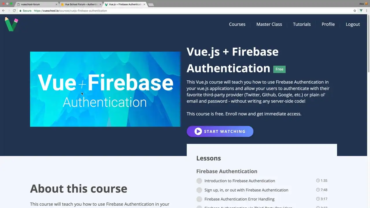 Implement Firebase Authentication thumbnail image