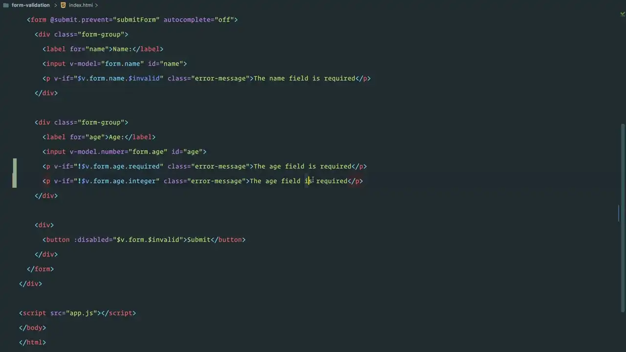 Display Detailed Errors when Validating a Form thumbnail image