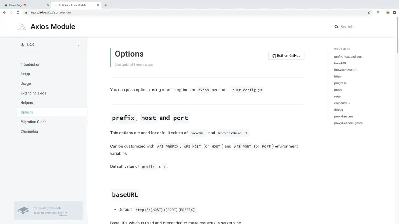 Configuring the Axios Module thumbnail image