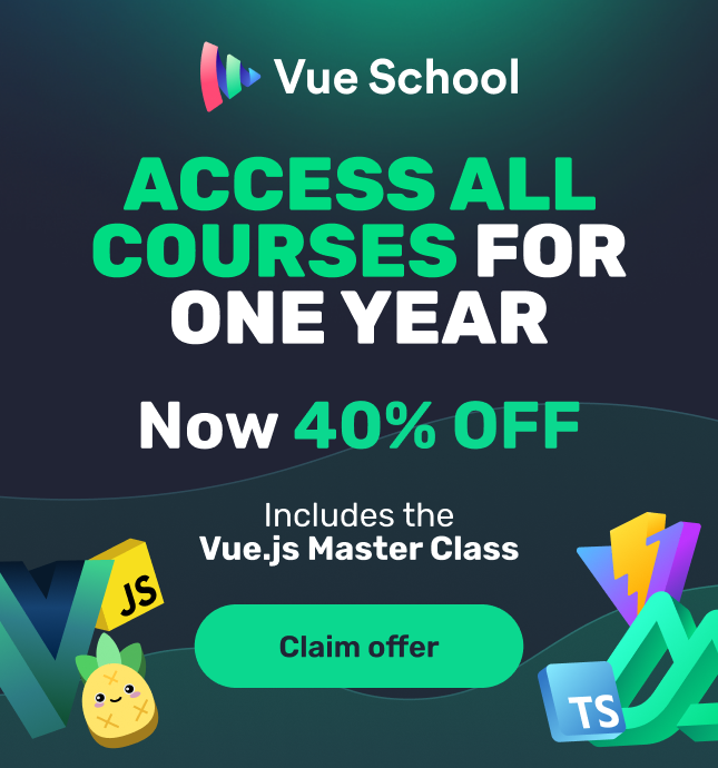 Vue School special offer