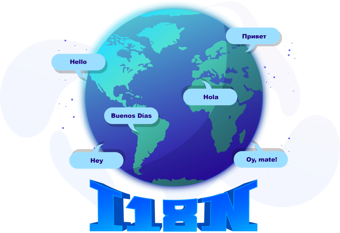 Illustration image of Internationalization with vue-i18n