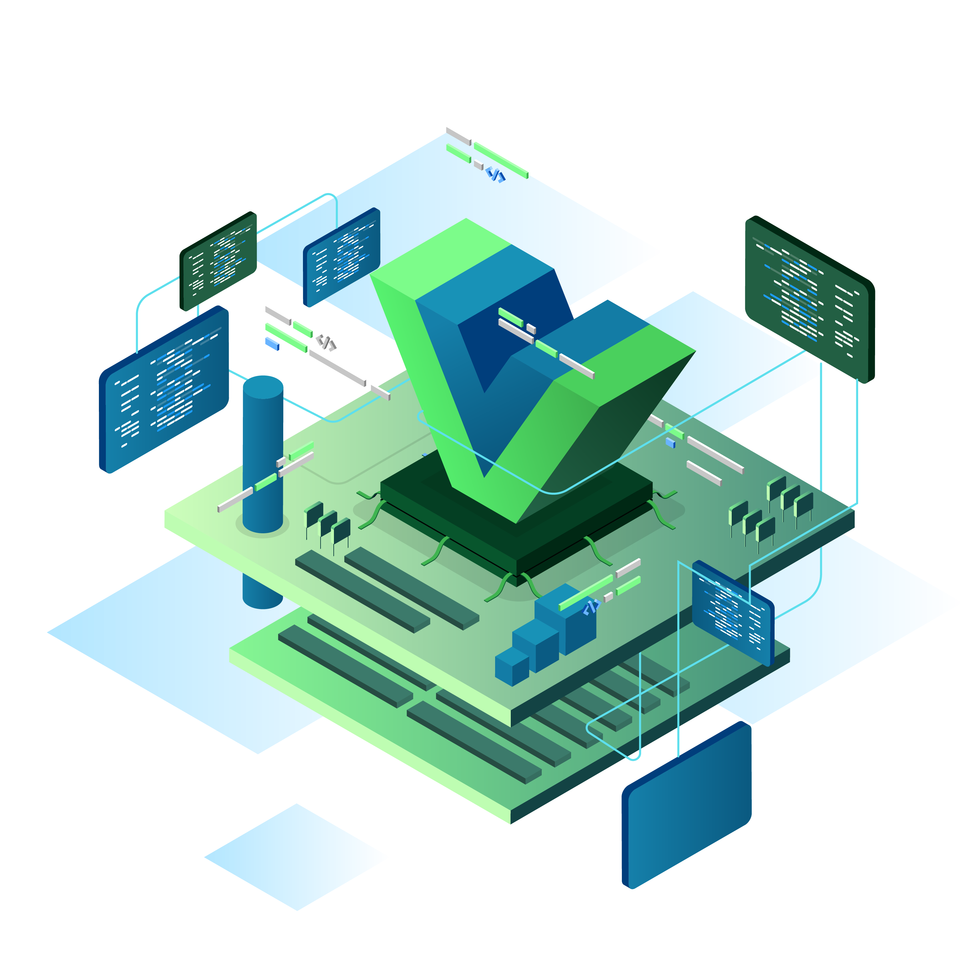 Illustration image of Vue Composables